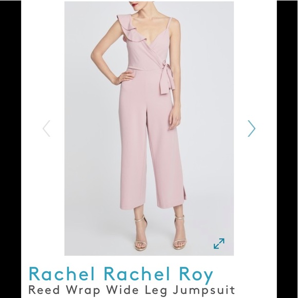 Rachel Rachel Roy Pink Ruffle Jumpsuit 
